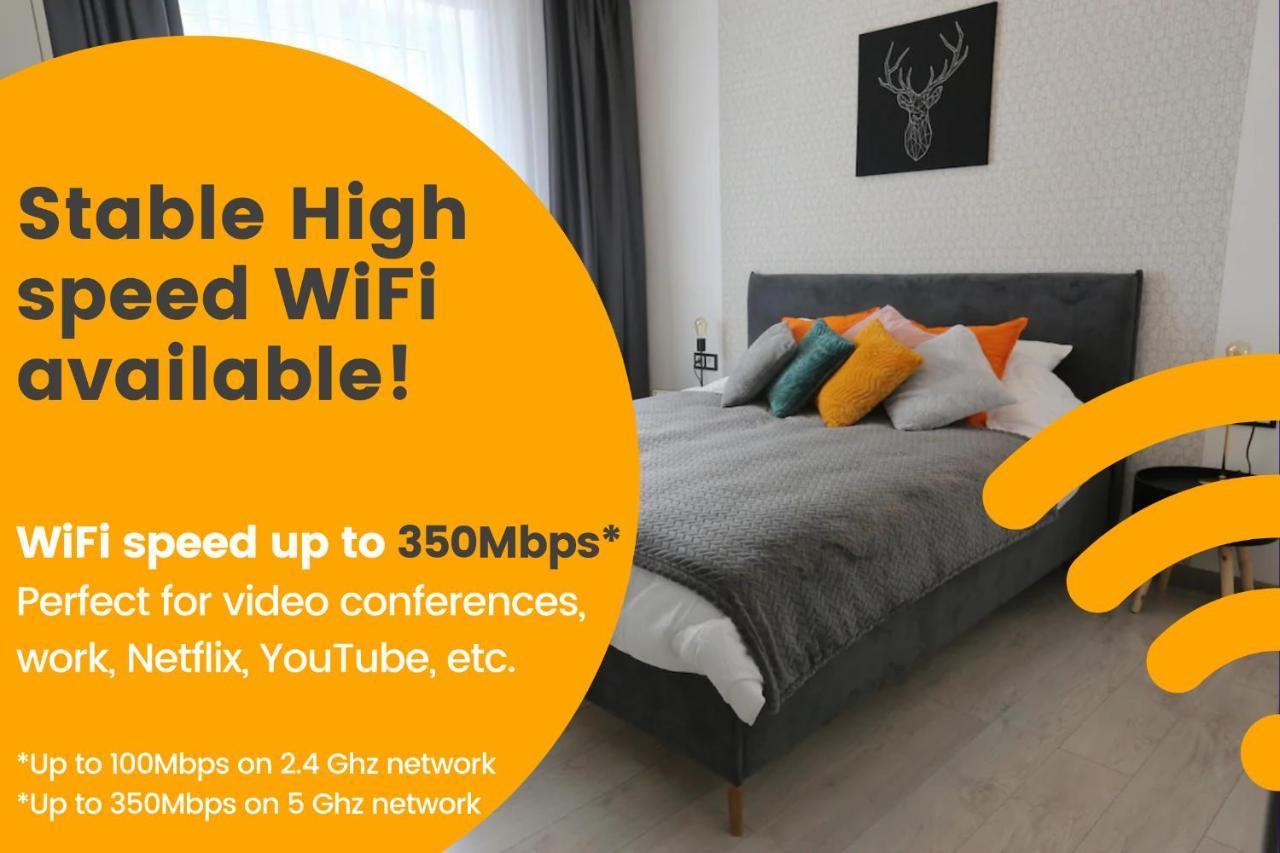 Comfy 2 Room Apartment - Free Parking - 350Mbps Wifi - Netflix Kaunas Exterior photo